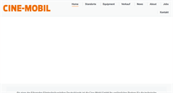 Desktop Screenshot of cine-mobil.de